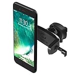 iOttie Easy One Touch Mini Air Vent Car Mount Holder Cradle for iPhone 7 7 Plus/ 6s Plus/6s/6, Samsung Galaxy S8 Edge S7 S6 Note 5, Nexus 6, & Smartphones