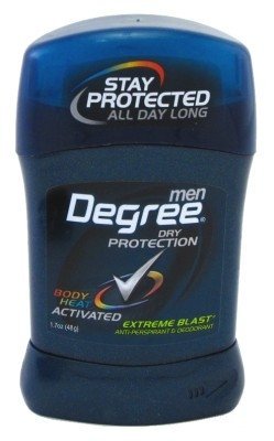 Degree Deodorant 1.7 Ounce Mens Extreme Blast (50ml) (2 Pack)