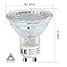 LE GU10 LED Light Bulbs, Non Dimmable, 50W Halogen Bulb Equivalent, 2700K Soft Warm White, 3 Watt 350lm, 120 Degree Flood Beam Angle, LED Bulb Replacement for Recessed Lighting Fixture, Pack of 6