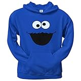 Sesame Street Cookie Monster Face Adult Hoodie
