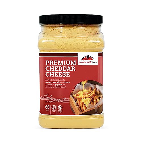 Premium Cheddar Cheese Powder, No artificial colors, by Hoosier Hill