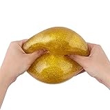ORB ball of Orb Slimy Bubbleezz Squishy Slime Filled Ball NEW HOT TOY! (YELLOW)