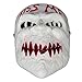 Gmasking 2020 PVC Halloween Election Horror New Year Kiss Me Cosplay Mask Costume Props (Red-Tooth)