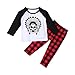 FEITONG 1Set Infant Toddler Baby Boy's Long Sleeve Print T-Shirt Tops+ Pants (24 Months)