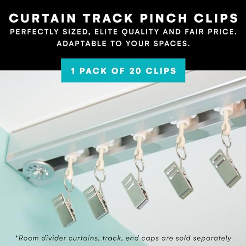 Room/Dividers/Now Ceiling Track Roller Hooks And Pinch Clips on Galleon
