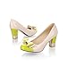 Carol Shoes Fashion Bows Womens High Heel Dress Shoes