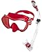 Cressi Scuba Diving Snorkeling Freediving Mask Snorkel Set