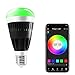 MagicLight Pro WiFi LED Light Bulb - 80w Equivalent Sunrise Wake Up Lights - Dimmable Multicolored Color Changing Disco Ball Lamp - Compatible with Alexa & Google Home Assistant