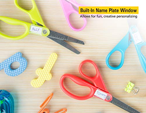 Stanley Guppy 5-Inch Blunt Tip Kids Scissors, Assorted Colors - Pack of 2 (SCI5BT-2PK)