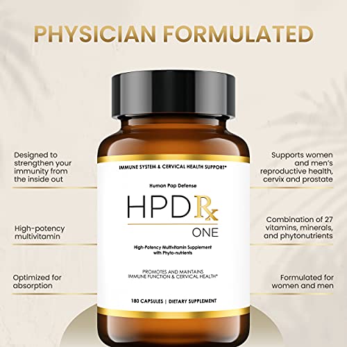 HPD Rx ONE Immunity Boost Multivitamin Support Improvement of HPV