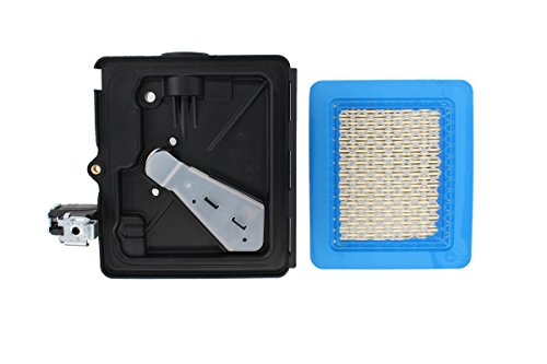 795259 Air Cleaner Primer Base + Air Filter Replaces Briggs & Stratton 792040 691753 496116 224815 Fits Most 122000 Model B & S Engine Mower Craftsman Lawnmower Motor
