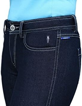 Irideon Ladies Plain Pocket Denim Bootcut Breeches