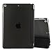 IVSO New iPad 2017 iPad 9.7 inch Case - Ultra Slim Smart Case with Semi-transparent PC Frosted Rubber Back Cover Auto Sleep/Wake Function for Apple iPad 9.7 inch 2017 Tablet(Black)