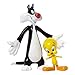 Looney Tunes Action Figures Tweety & Sylvester Bendable Pair lt-4806