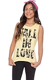 Tween Girl Tank Top Graphic Tee Summer Clothes for Teens Pulla Bulla 10-16 Years