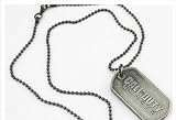 Generic Call of Duty Necklace Cod10 Ghosts Game Dog Tag Chain Ball Snap Chain New Gift