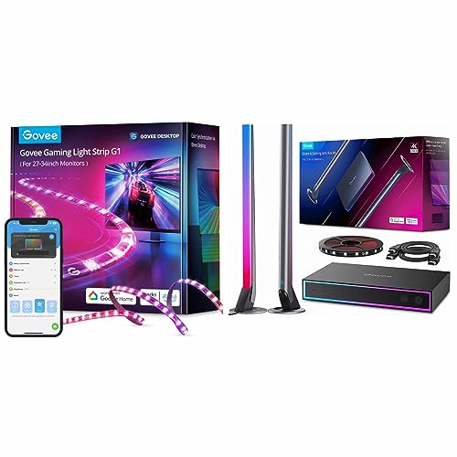 Govee AI Gaming Sync Box Kit With Light Bars And Monitor Back Light govee-ai-gaming-sync-box-kit-with-light-bars-and-monitor-back-light