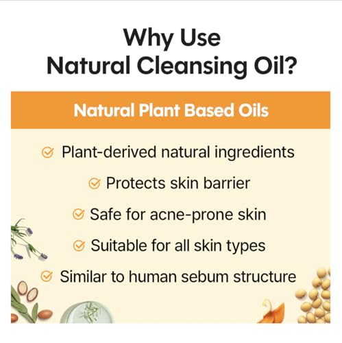 ma:nyo Pure Cleansing Oil 6.7 fl oz (200ml) Daily Makeup Remover & Blackhead melting with 14 Plant-Based Oils | Suitable for All Skin Types | Korean Skincare