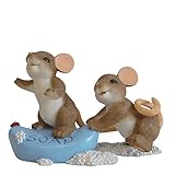 Charming Tails I Always Have a Soaper Good Timer With You Mouse Playing Figurine