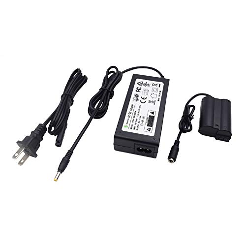 Gonine EP-5B EH-5 Plus AC Power Adapter DC Coupler Charger kit, Replac EN-EL15 Battery for Nikon 1 V1 D800 D810 D750 D7500 D7200 D7100 D7000 D610 D600 Digital Cameras.