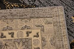 Unique Loom Taftan Collection Border Geometric