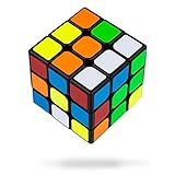 Ablave Speed Cube 3x3x3 Sticker Smooth Smart Cube Puzzle, Turns Quicker and More Precisely Than Original