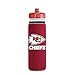 NFL Kansas City Chiefs Van Metro Sports Bottle, Red, 22-ounce