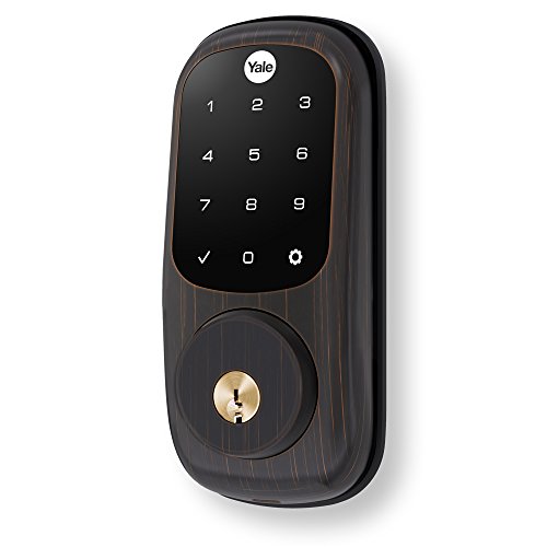 Yale Real Living Keyless Touchscreen Deadbolt in Oil Rubbed Bronze