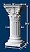 Pedestal - Roman Corinthian Style - Off White