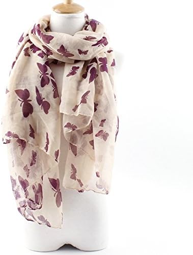 ctshow butterfly Print Voile Print Scarf Fashionable Women Scarves shawl
