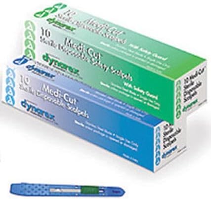 Scalpel # 11 Disposable Generic With Safe Guard Box of 10