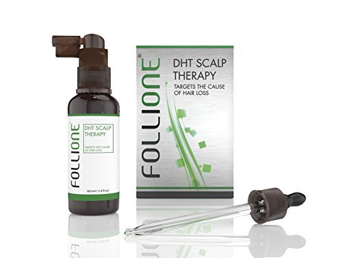 Follione DHT Scalp Therapy - one month supply. Dermatologically tested. Regrow Hair Loss from DHT & Alopecia. Generate Hair Growth & Prevent Further Balding.