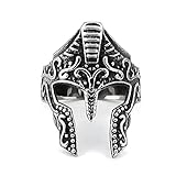 BAVIPOWER Warrior Helmet Stainless Steel Ring