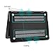 Case Star Compatible with MacBook Air 13 Inch Case Cover Model A1369 A1466 Without Touch ID (2010-2017 Old Version) 13.3 Inch Plastic Hard Shell Laptop Case - Black Composition Notebook Pattern
