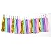 20 PCS Tissue Paper Tassels, Tassel Garland Banner for Wedding, Baby Shower and Party Decorations, DIY Kits (Metallic Gold，Light Purple，Pink，Green)