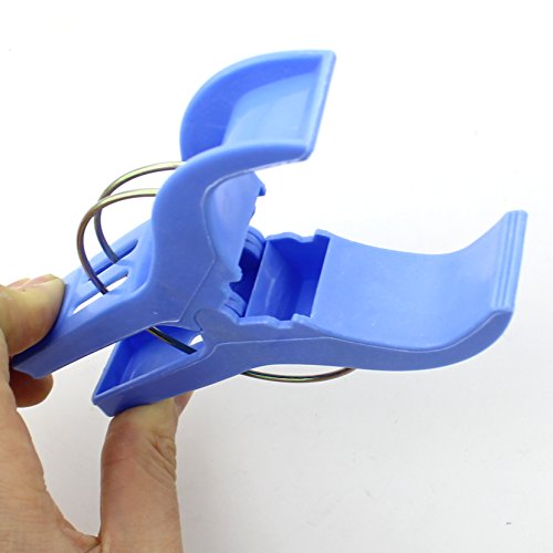 WARMBUY Set of 8 Beach Bath Towel Clips in 4 Fun Bright Colors for Beach Chair or Pool Loungers on Your Cruise - Keep Your Towels from Blowing Away - Thumbnail 3