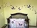 Butterfly Wall Decals Teen Girls Wall Stickers Art for Bedroom Kids Room Decor Nursery Decorations Toddler Playroom (Lilic,Lavender,White)