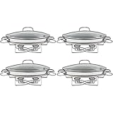 Cuisinart 7BSO-34 Stainless 13-1/2-Inch Oval Buffet Servers 4PK