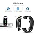 Letsfit Fitness Tracker HR, Activity Tracker with Step Counter,IP68 Waterproof Pedometer with Calorie Counter, Sleep Monitor,Smart Fitness Band for Men Women Kids