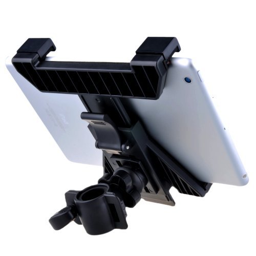 Duafire Music Mic Microphone Stand Tablet Mount with 360Â° Swivel Adjustment Holder Clamp for New Apple iPad Mini iPad 2 3 Google Nexus 7 8 10 Amazon Kindle Fire HD 7 8.9 Surface BN Nook Color Samsung Galaxy Tab Note & other 7