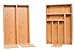 BIRDROCK HOME 2 pc Bamboo Drawer Organizer