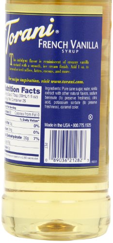 TORANI SYRUP, FRENCH VANILLA, 25.4-OUNCE