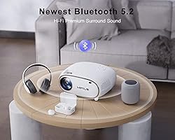 4K Projector with WiFi and Bluetooth 5.2, WiMiUS