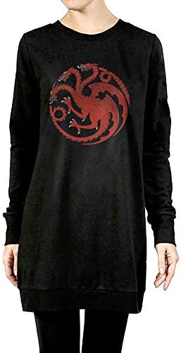 Game Of Thrones House Targaryen Women Plus Long Cool Sweatshirts