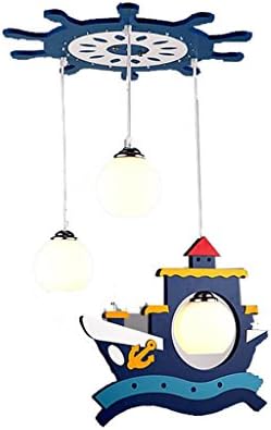 JKL Creative Children's Chandelier Children's Room Lighting Baby Bedroom Pirate Ship Light (no Light Bulb)