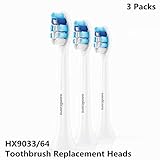 Philips Sonicare ProResults Gum Health replacement toothbrush heads, HX9033/64, 3-pk