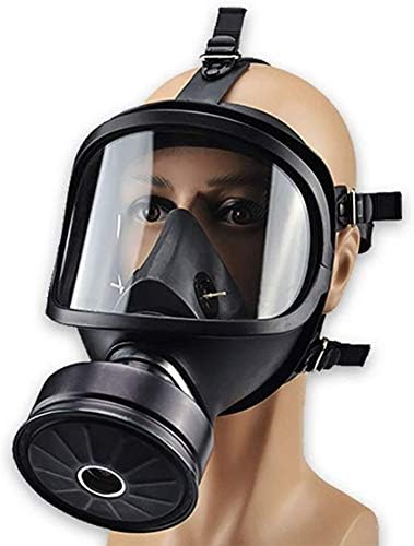 Full Face Gas Mask Sealing Gas Mask, Used in Organic Gas Paint Spary Chemical Woodworking Dust Protectio for All Kinds of People