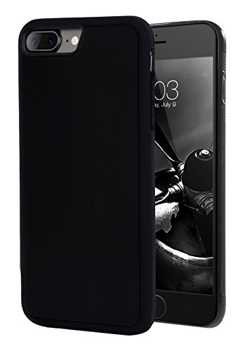 Cloudgo Anti-Gravity Phone Case for iPhone 7 Plus, Magical Nano Sticky to Glass, Car GPS, Whiteboards and Most Smooth (5.5 inch & black)