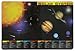 Painless Learning Solar System Placemat, Black, Yellow,White, 1 Count (Pack of 1)