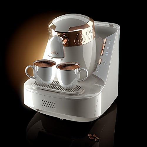 ARZUM OK001-W Automatic Turkish Coffee Machine, Plastic, 710 W, White, 27.9 x 21.7 x 27.5 - Image 4